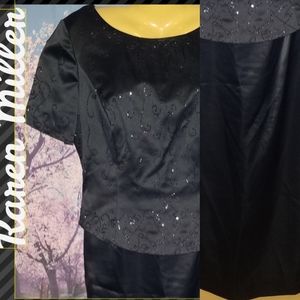 Karen Miller Navy Blue Mother of the Bride Bridesmaids Size 12